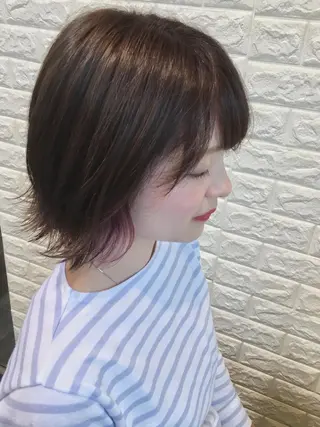 ショート カラー 🌿‬ ܸAir 透明感🌱西村知佳のヘアスタイル