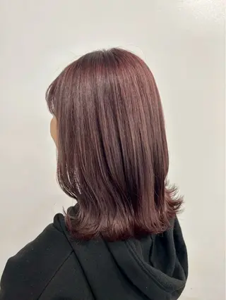 ミディアム カラー ヘアアレンジ 💟ケア×ハイトーン 💟／ミオのヘアスタイル