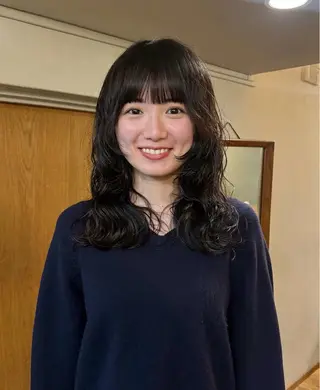 ミディアム パーマ /emiのヘアスタイル