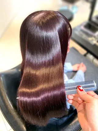 ミディアム カラー joule新宿店 YUIのヘアスタイル