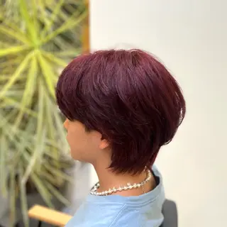 カラー メンズ 中谷 安里のヘアスタイル