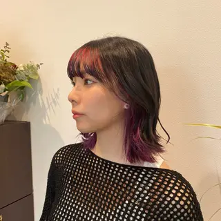 ミディアム カラー サイラ /vif hairのヘアスタイル