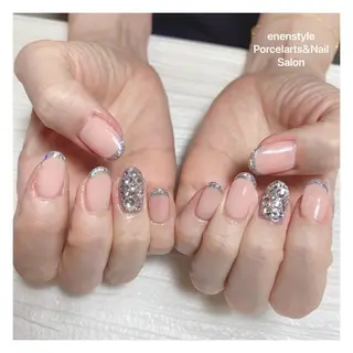 ミディアム ネイル 🐾enen style 🐾のネイルデザイン
