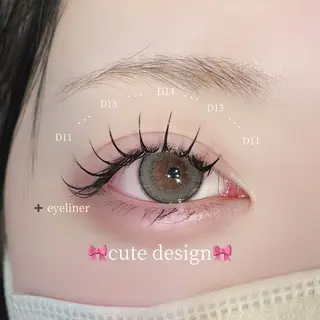 マツエク・マツパ Hanna👼🏻 ˖°.☪︎/泉中央のマツエク・マツパデザイン