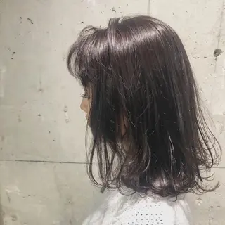 ミディアム カラー YU-KA ✂︎Rico.のヘアスタイル