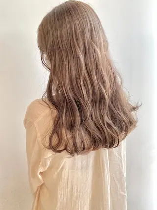 ロング カラー ヘアアレンジ 【公式】amble luxe池袋東口🩷のヘアスタイル