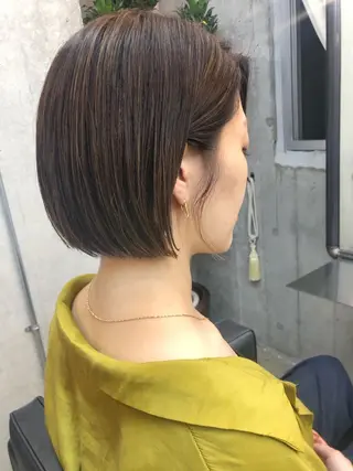 ショート カラー HIROKI ”博多 /ボブのヘアスタイル