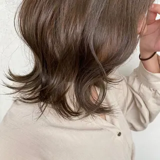 ミディアム PINQ ピンクのヘアスタイル