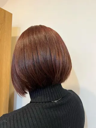ショート カラー 神戸ボブ✂️ ioe三宮/田 伸佳のヘアスタイル