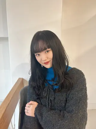 セミロング カラー amoretto _kokoroのヘアスタイル