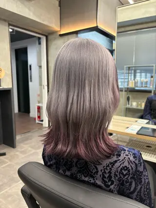 ミディアム カラー ✂️ショート指名 No.1 鍋田 貴大のヘアスタイル