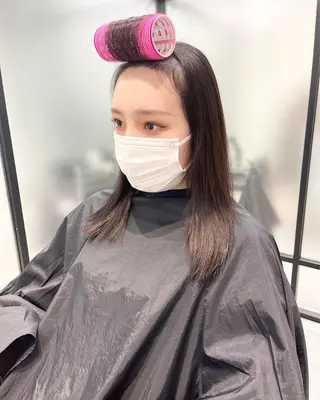 ロング 韓国レイヤーカット 髪質改善▫️水野有真のヘアスタイル