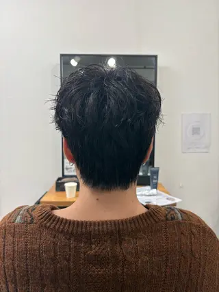 パーマ メンズ 海外風パーマ カラー特化園田　楓莉のヘアスタイル