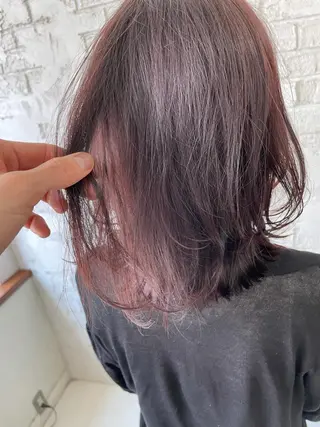 ミディアム カラー ブリーチ特化 ハイトーンRYOYAのヘアスタイル