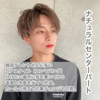 ミディアム カラー パーマ ヘアアレンジ メンズ キッズ メンズ特化美容師 aiの眉毛・アイブロウイメージ