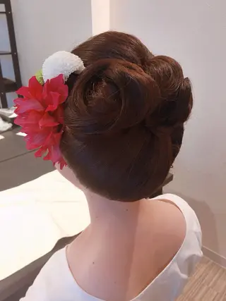 ヘアアレンジ hair make もりした ゆうのヘアスタイル