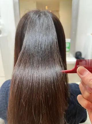 ミディアム 柳川 玲也のヘアスタイル