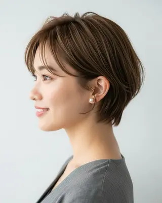 ショート 【顔イメージ診断】 海老原寛大のヘアスタイル