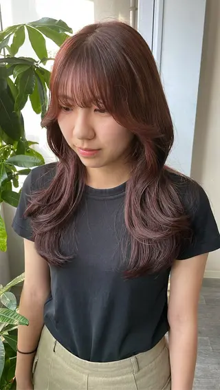 セミロング ✨四条河原町✨ /木村　優希のヘアスタイル