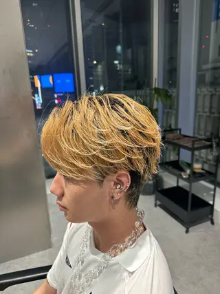ショート メンズ 濵本 海斗のヘアスタイル