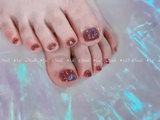 ショート カラー ネイル Le’a NailSalonのネイルデザイン
