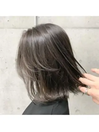 ミディアム カラー ヘアアレンジ 【公式】amble luxe池袋東口🩷のヘアスタイル