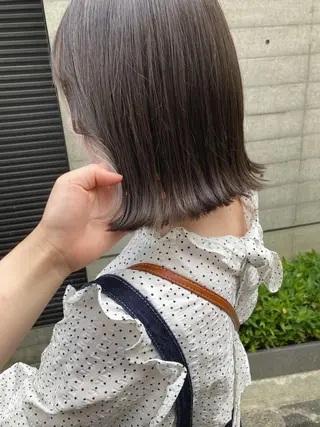 ショート ✨色持ちの良い艶 カラー✨蟹江真世のヘアスタイル
