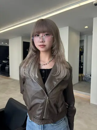 ロング 谷村 龍之輔のヘアスタイル