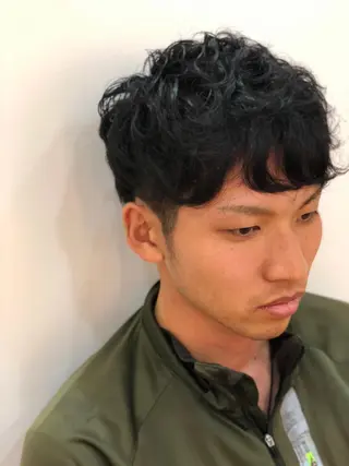パーマ メンズ ナチュラルスタイル ☘️🌴MITA🌴のヘアスタイル
