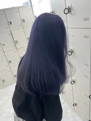 ロング カラー 佐藤 笑瑠のヘアスタイル