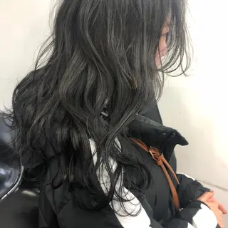 ロング カラー ヘアアレンジ 憧れの艶ハイトーンへ 🌙サイダサキのヘアスタイル