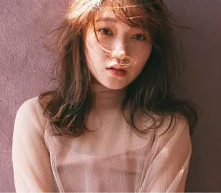 セミロング stylist　篠崎 憲一のヘアスタイル