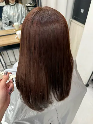 カラー シカダ ココア🦌のヘアスタイル