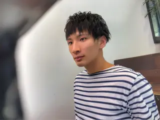 ショート メンズ 美髪矯正 Rioのヘアスタイル