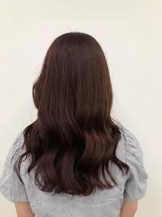 セミロング カラー ヘアアレンジ 透明感/艶髪/💖 トレンドスタイル💖のヘアスタイル
