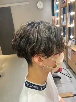 ショート カラー メンズ unopulir 景山 凌のヘアスタイル