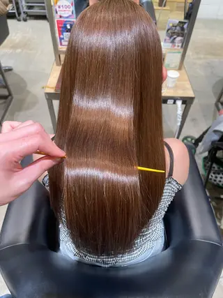 ロング カラー 牧 憂季のヘアスタイル