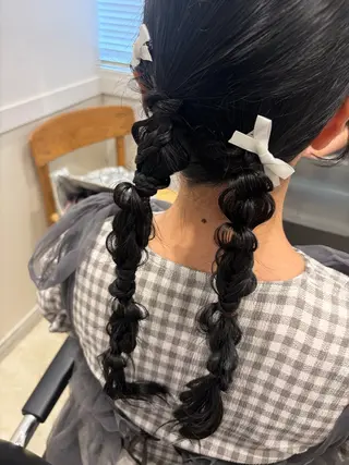 ヘアアレンジ 🌈透け感カラー/ 髪質改善RINA🌈のヘアスタイル