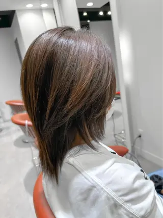ミディアム 永野 良一のヘアスタイル