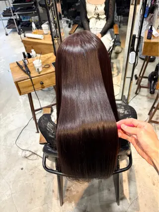 ロング カラー ヘアアレンジ レイヤー/艶髪矯正 🪐takushiのヘアスタイル