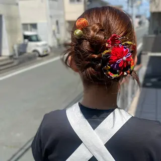 ロング ヘアアレンジ 大谷若葉/ ヘアーレクスアリーのヘアスタイル