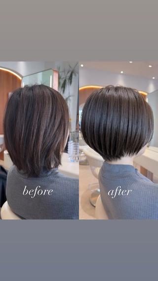 ショート 渋谷ボブ特化 /田中航平のヘアスタイル