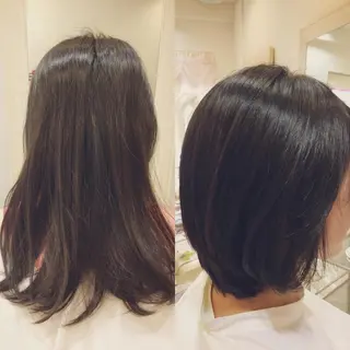 セミロング 堀 嘉照のヘアスタイル