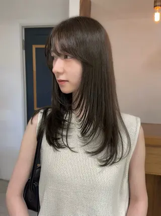 セミロング NAGISA髪質改善 &透明感カラー🪞のヘアスタイル