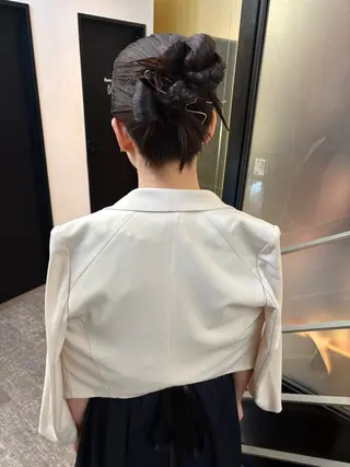 ミディアム ヘアアレンジ mao ｜ 柔らか艶カラー🫧のヘアスタイル