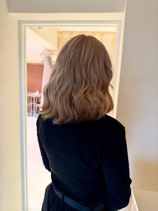 ミディアム カラー 似合わせ透明感カラー KANAのヘアスタイル