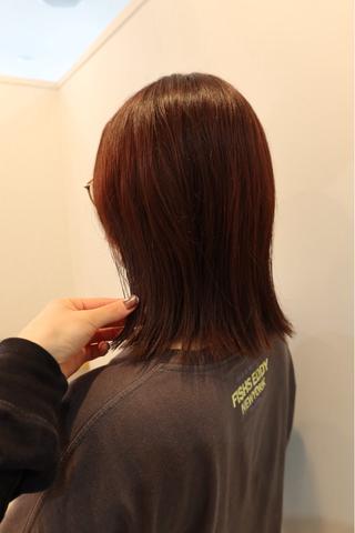 ミディアム カラー レイヤー/ヘアセット 💐nao.のヘアスタイル