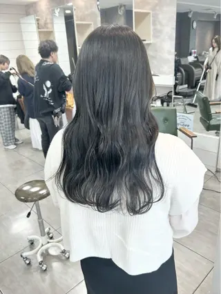ロング レイヤー/艶髪カラー 森本くるみのヘアスタイル