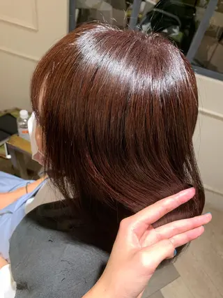 ロング カラー 韓国スタイル🇰🇷 annaのヘアスタイル