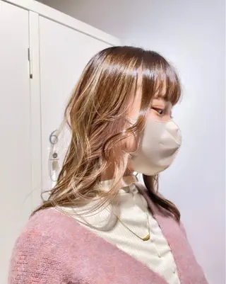 セミロング 🎗副店長/井上 竜 ブリーチ指名No.1のヘアスタイル
